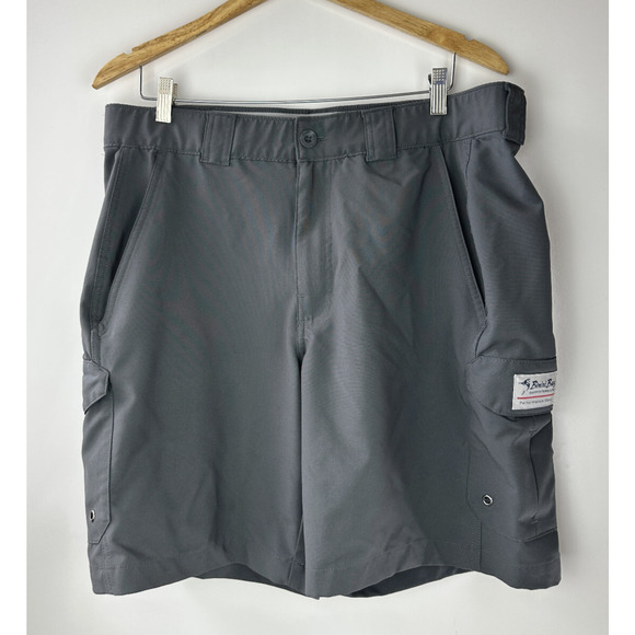 Bimini Bay Outfitters Bluefin II Short Ft. Bloodguard Sandstone Smoke Men's 38 - Picture 7 of 12